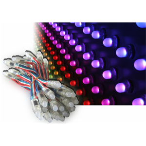 <p>LED multicolore governati da centralina elettronica</p>