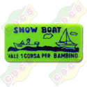 Codice B.30/60000 - FICHE RETTANGOLARE 30X60mm PER ATTRAZIONE &quot;SHOWBOAT&quot;