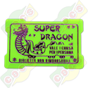 Codice B.40/65007 - BIGLIETTO IN PLASTICA 40 X 65mm - PER GIOSTRA SUPER DRAGON