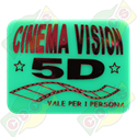 Codice B.45/60006 - BIGLIETTO IN PLASTICA 45 X 60 X 1,9mm STANDARD PER CINEMA 5D