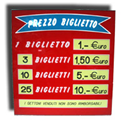 Codice ES003 - PREZZO BIGLIETTO - 4 PREZZI