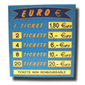 Codice ES063 - €URO € - TICKET