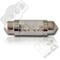 Codice LEFT1036-4 - LAMPADA A 4 LED - TIPO SILURO 10X36