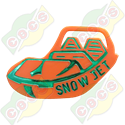 Codice BV67/45008 - BIGLIETTO IN PLASTICA 45X67X1,9mm MODELLO VETTURA - PER ATTRAZIONE SNOW JET