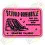 Codice B.45/60006 - BIGLIETTO IN PLASTICA 45 X 60 X 1,9mm STANDARD PER SCIVOLO GONFIABILE