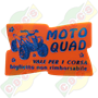 Codice BP44/72022 - BIGLIETTO IN PLASTICA "PERGAMENA" 44X72X1,9mm - STANDARD PER MOTO QUAD